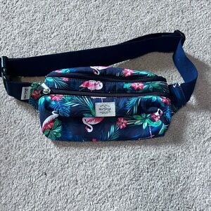 Tropical Print Fanny Pack